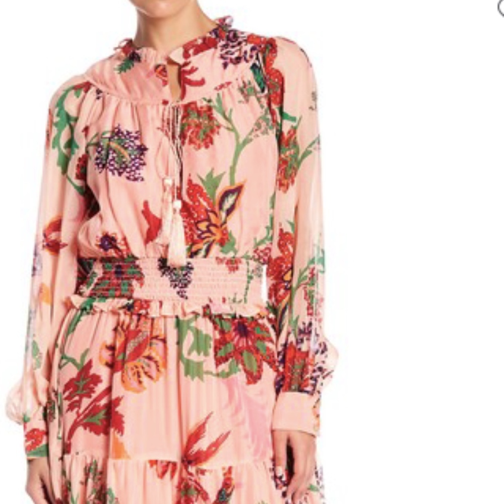 ISO Banjanan Peach maxi dress